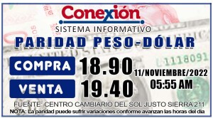 DOLAR 11 NOVIEMBRE 2022